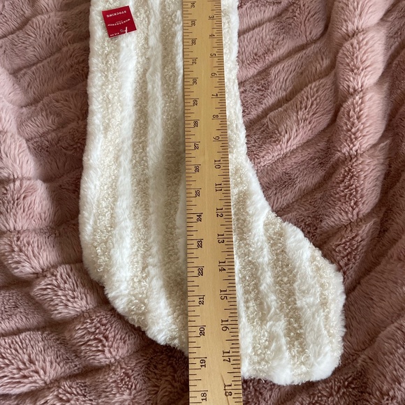 WONDERSHOP FAUX FUR CHRISTMAS STOCKING NWT - Picture 7 of 9